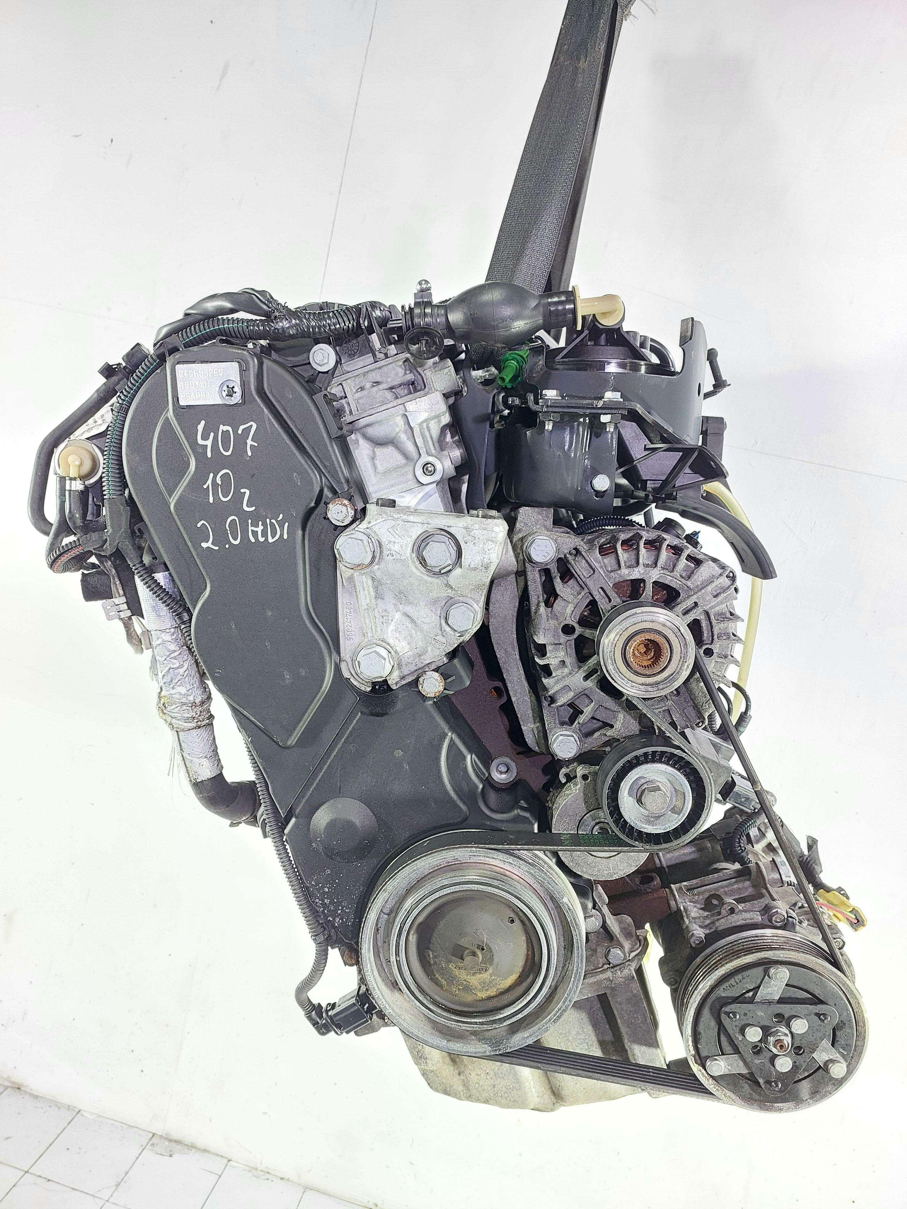 Двигатель (ДВС) - Peugeot 407 (2004-2010)
