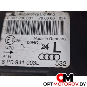 Фара левая  Audi A3 8P/8PA [рестайлинг] 2006 0301206601, 8P0941003L, 8P0941003 #3