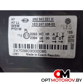 Фара левая  Volkswagen Tiguan 1 поколение 2008 5N2941031H #3