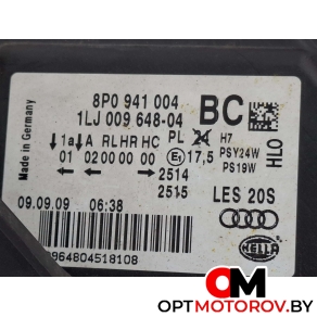 Фара левая  Audi A3 8P/8PA [2-й рестайлинг] 2009 8P0941004, 1LJ00964804,  #5