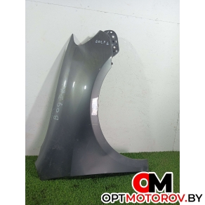 Крыло переднее правое  Volkswagen Golf 6 поколение 2010 5K6821216c #1