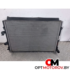 Радиатор основной  Volkswagen Tiguan 1 поколение [рестайлинг] 2014 5N0121253P #2