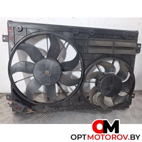Вентилятор радиатора  Volkswagen Tiguan 1 поколение [рестайлинг] 2014 1K0121207BC, 1K0121205AD #2