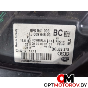 Фара левая  Audi A3 8P/8PA [2-й рестайлинг] 2008 8P0941003BC, 1LJ00964803 #5