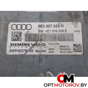 Блок управления двигателем  Audi A8 D3/4E [рестайлинг] 2007 8E0907559H, 5WP4537602, 4E1910559E #2