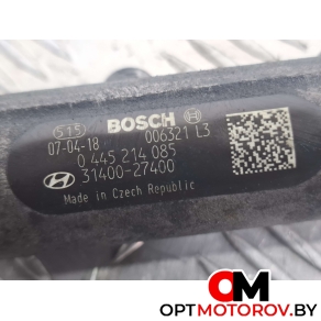 Топливная рампа  Hyundai Santa Fe 2 поколение (CM) 2009 0445214085, 3140027400, 0281002507 #2