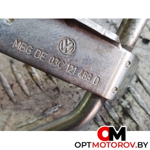 Масляная трубка турбины (сброс)  Volkswagen Touran 1 поколение [рестайлинг] 2010 03C121469D #2