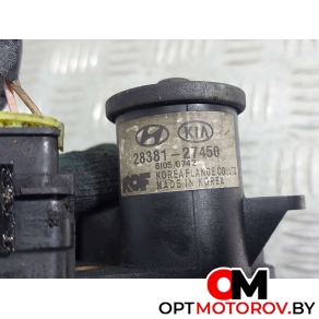 Сервопривод заслонок впускного коллектора  Hyundai Santa Fe 2 поколение (CM) 2009 2838127450 #4