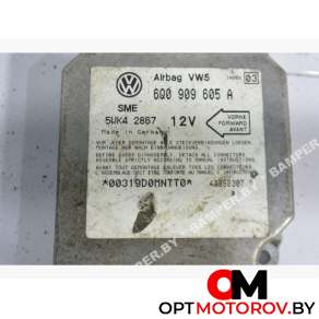 Блок управления подушками безопасности  Volkswagen Passat B5 2000 6Q0909605 #2