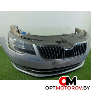 Передняя часть (ноускат) в сборе  Skoda Superb 2 поколение [рестайлинг] 2013 3T0807221K #7