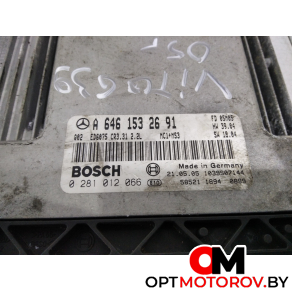 Блок управления двигателем  Mercedes-Benz Vito W639 2005 A6461532691, 0281012066 #2