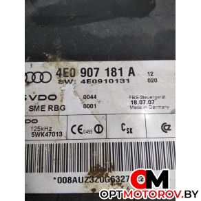 Блок управления бесключевым доступом  Audi A8 D3/4E [рестайлинг] 2006 4E0907181A #2