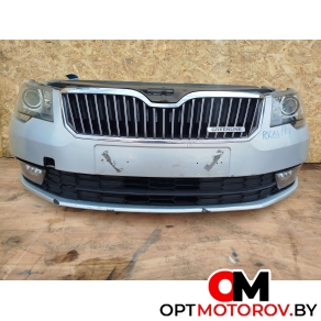 Передняя часть (ноускат) в сборе  Skoda Superb 2 поколение [рестайлинг] 2014 1K0121205AC, 3T0807183A, 1K0121203AH, 3T2941016F, 3T2941015F #1