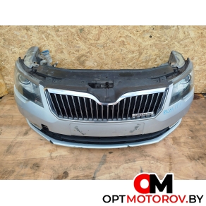 Передняя часть (ноускат) в сборе  Skoda Superb 2 поколение [рестайлинг] 2014 1K0121205AC, 3T0807183A, 1K0121203AH, 3T2941016F, 3T2941015F #2