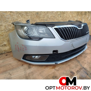 Передняя часть (ноускат) в сборе  Skoda Superb 2 поколение [рестайлинг] 2014 1K0121205AC, 3T0807183A, 1K0121203AH, 3T2941016F, 3T2941015F #3