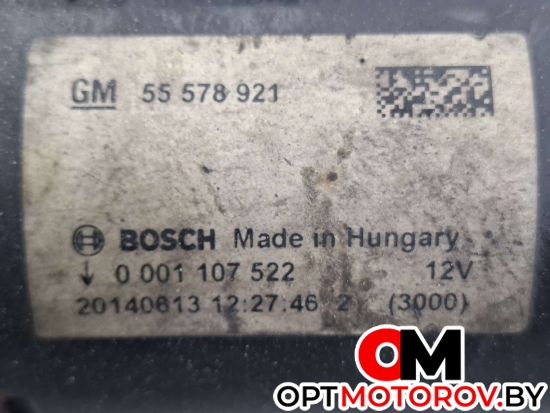 Стартер  Opel Astra J [рестайлинг] 2012 55578921, 0001107522 #2