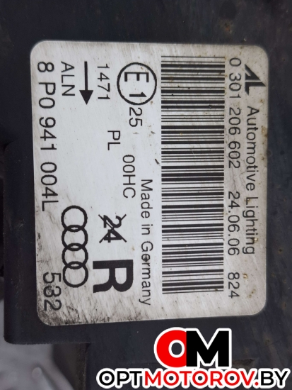 Фара правая  Audi A3 8P/8PA [рестайлинг] 2006 0301206602, 8P0941004L, 8P0941004 #3