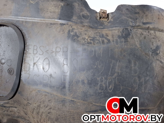 Защита арок передняя правая (подкрылок)  Volkswagen Golf Plus 2 поколение 2009 5K0805974B, 5K0805974 #2