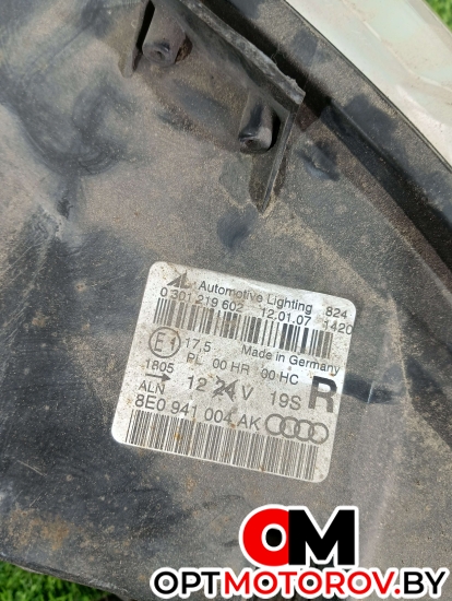 Фара левая  Audi A4 B7 2007 8E0941004ak #3