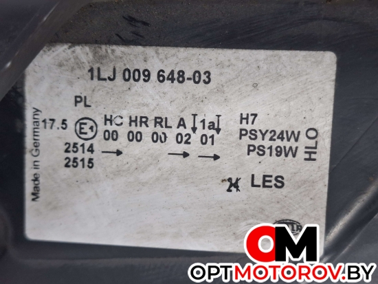 Фара левая  Audi A3 8P/8PA [2-й рестайлинг] 2010 1LJ00964803, 1LJ009648 #3