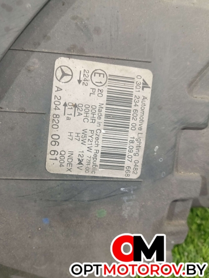 Фара правая  Mercedes-Benz C-Класс W204/S204 2010 А2048200661 #3