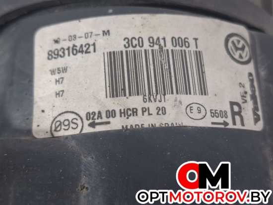Фара правая  Volkswagen Passat B6 2008 3C0941006T, 3C0941006, 89316421 #4