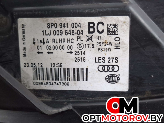 Фара правая  Audi A3 8P/8PA [2-й рестайлинг] 2008 8P0941004, 1LJ00964804 #2