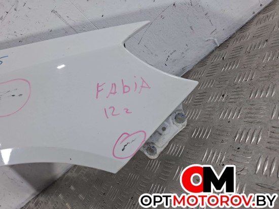 Крыло переднее правое  Skoda Fabia 2 поколение (5J) [рестайлинг] 2012 5J0821162 #2