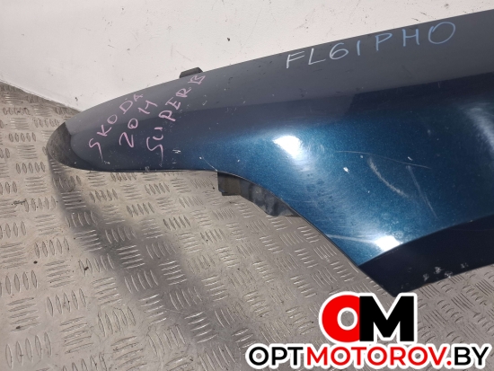 Крыло переднее левое  Skoda Superb 2 поколение 2011 3T0821171S #2
