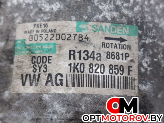 Компрессор кондиционера  Volkswagen Golf 5 поколение 2007 1K0820859F #4