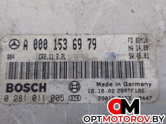 Блок управления двигателем  Mercedes-Benz C-Класс W203/S203/CL203 2002 A0001536979, 0281011005 #3