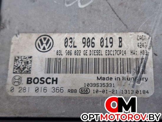 Блок управления двигателем  SEAT Exeo 1 поколение 2010 03L906019B, 0281016366 #2