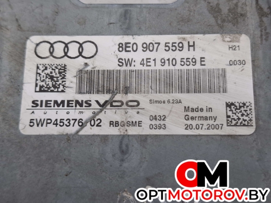 Блок управления двигателем  Audi A8 D3/4E [рестайлинг] 2007 8E0907559H, 5WP4537602, 4E1910559E #2