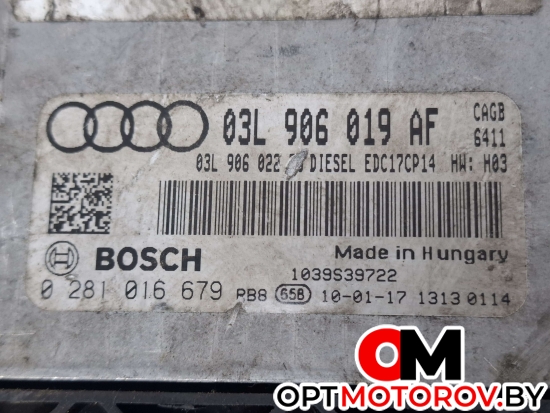 Блок управления двигателем  Audi A4 B8/8K 2010 03L906019AF, 0281016679 #2