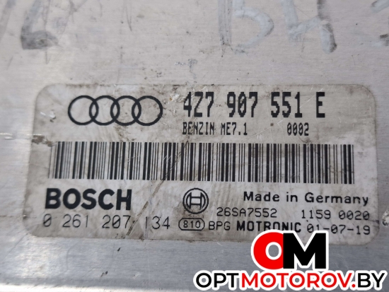 Блок управления двигателем  Audi TT 8N [рестайлинг] 2003 4Z7907551E, 0261207134 #2