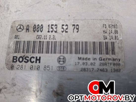 Блок управления двигателем  Mercedes-Benz C-Класс W203/S203/CL203 2002 A0001535279 #2