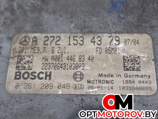 Блок управления двигателем  Mercedes-Benz E-Класс W211/S211 2005 A2721534379, 0261209049, A0014468340 #2