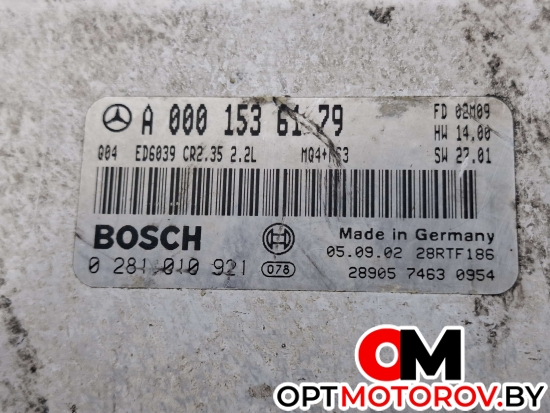 Блок управления двигателем  Mercedes-Benz Sprinter 2 поколение (W906) 2006 A0001536179, 0281010921 #2