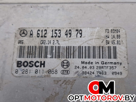 Блок управления двигателем  Mercedes-Benz C-Класс W203/S203/CL203 [рестайлинг] 2004 A6121534979, 0281011068 #2