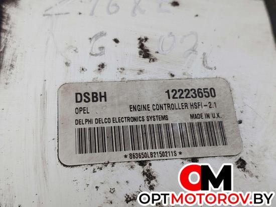 Блок управления двигателем  Opel Astra G 2002 12223650 #4