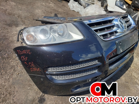 Передняя часть (ноускат) в сборе  Volkswagen Touareg 1 поколение 2006 7L6807217AS, 7L0959455F, 7L0959455G #2