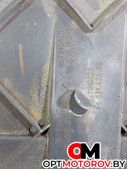 Защита бампера переднего  Citroen C4 Picasso 1 поколение 2007 9660005380, 9660005580, 9660005480, 9653142680 #3