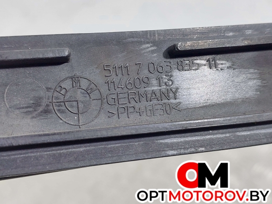 Планка под капот  BMW 5 серия E60/E61 2006 7063835, 11460913 #3