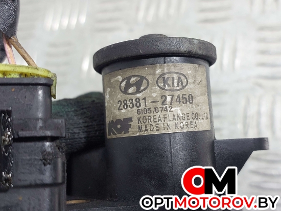 Сервопривод заслонок впускного коллектора  Hyundai Santa Fe 2 поколение (CM) 2009 2838127450 #4