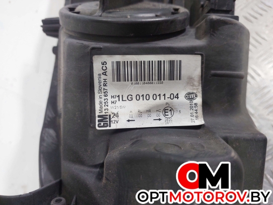 Фара левая  Opel Astra J 2010 13253657RH, 1LG01001104 #4
