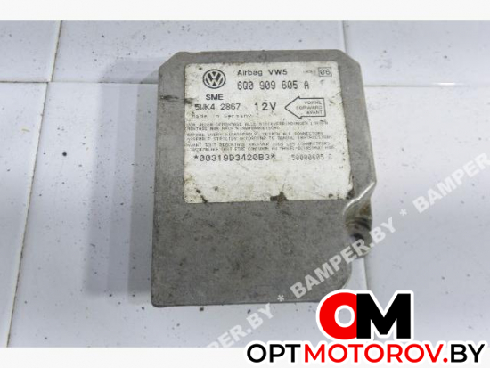 Блок управления подушками безопасности  Volkswagen Passat B5 2001 6Q0909605 #1