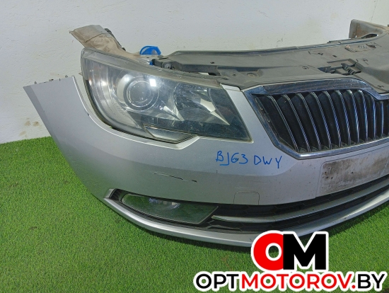Передняя часть (ноускат) в сборе  Skoda Superb 2 поколение [рестайлинг] 2013 3T0807221K #2