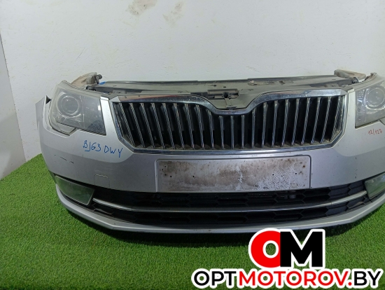 Передняя часть (ноускат) в сборе  Skoda Superb 2 поколение [рестайлинг] 2013 3T0807221K #4
