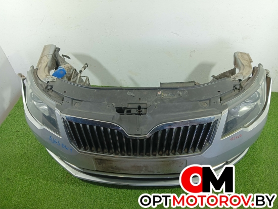 Передняя часть (ноускат) в сборе  Skoda Superb 2 поколение [рестайлинг] 2013 3T0807221K #6