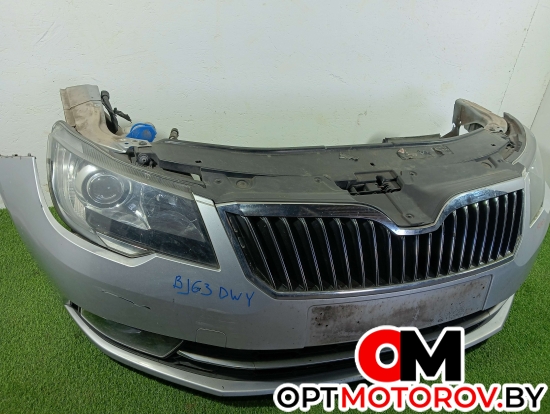 Передняя часть (ноускат) в сборе  Skoda Superb 2 поколение [рестайлинг] 2013 3T0807221K #7